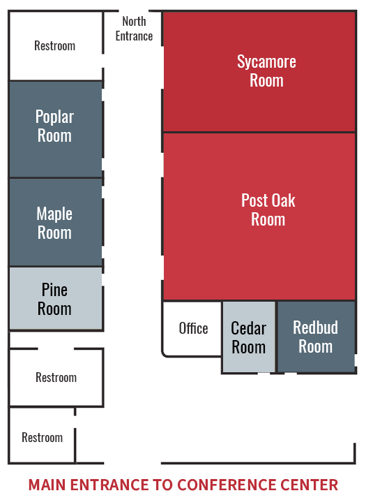 Floor Plan of the Owasso Campus Conference Center Floor plan of the Owasso Campus Conference Center